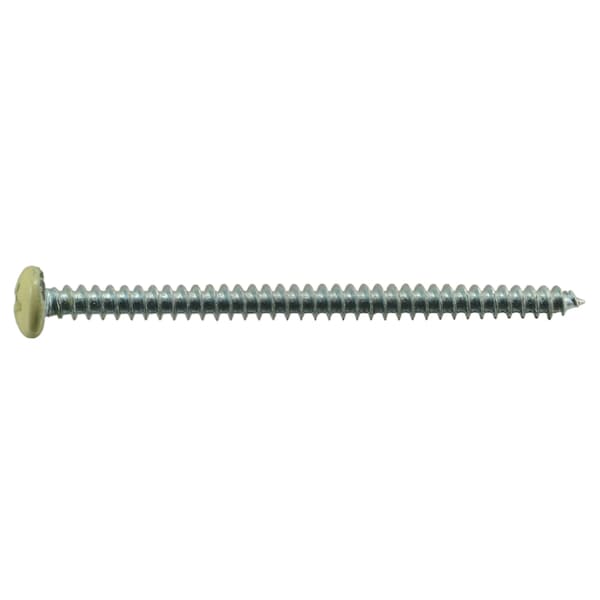 Midwest Fastener Sheet Metal Screw, #8 x 2-1/2 in, Painted Steel Pan Head Phillips Drive, 15 PK 37926 - main
